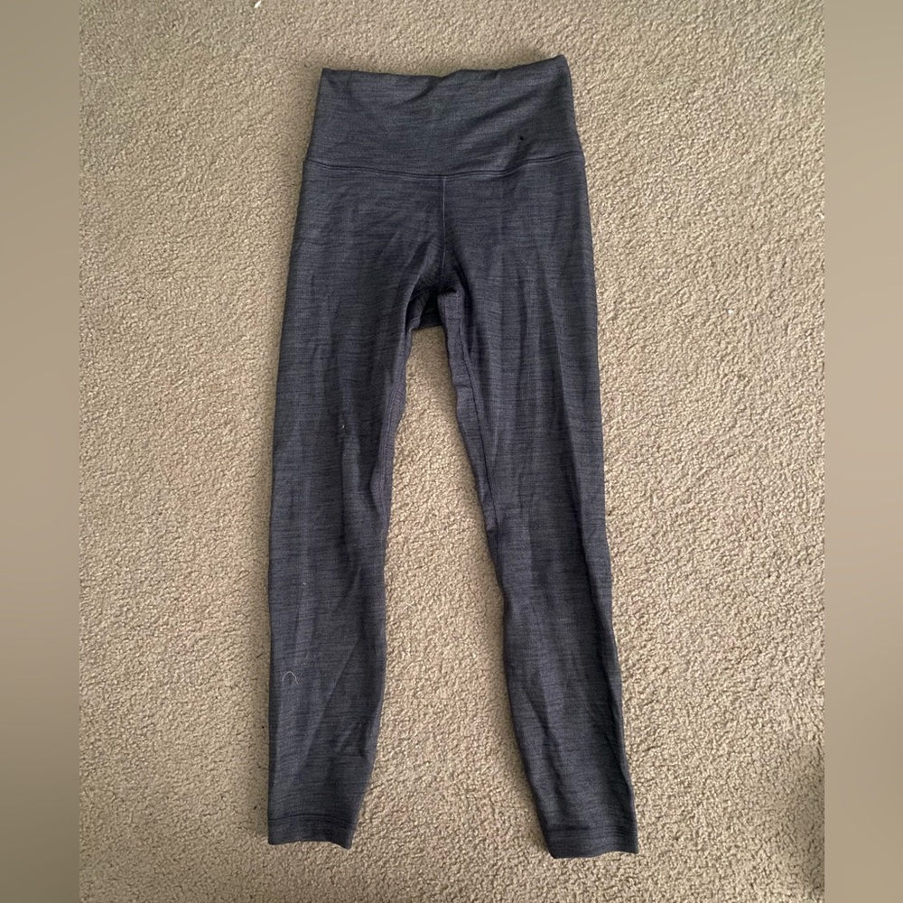lululemon Align™ High-Rise yoga pants- heathered grey